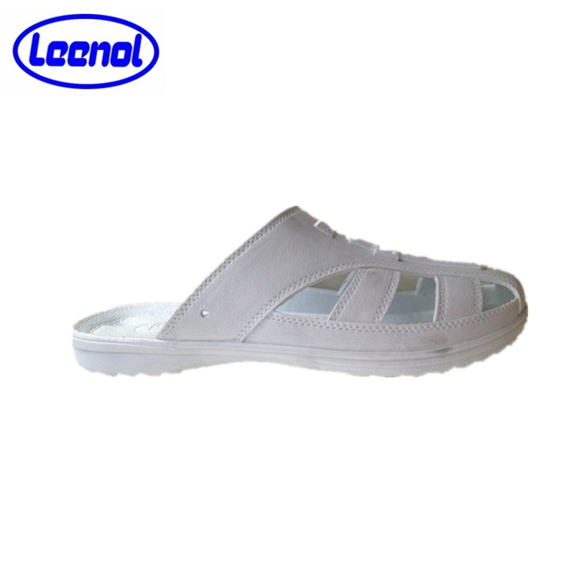 LN-1577101A Yüksek Kaliteli Dayanıklı Unisex Temiz Oda 6 Delik Antistatik ESD SPU Terlik